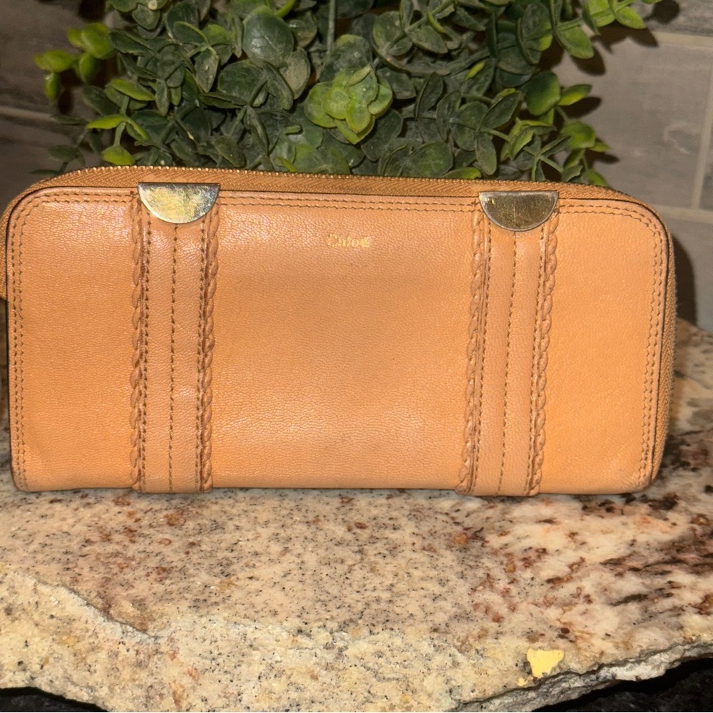 Chloe Tan Leather Wallet